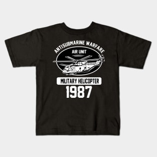 MILITARY HELICOPTER 1987 Kids T-Shirt